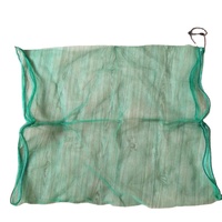 UV-bestendige groene monofilament PE-mesh zakken met trekkoord voor het verpakken van dadelpalmen en landbouwproducten