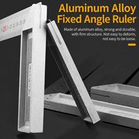 Règle carrée en acier inoxydable, règle triangulaire, règle de tournage, règle pour le travail du bois, outils de mesure, règle 30cm 50cm