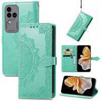 Etuis portefeuille en cuir pour Infinix Note 40 Pro Zero 30 Smart 8 30i 2023 en relief 3D papillon fleur Flip dragonne