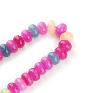 Xulin Perle di <span class=keywords><strong>Granato</strong></span> Naturale Rotonde a Forma di Abaco 8*5mm, Filo da 15 Pollici, Vendita all'Ingrosso per Creazione di Gioielli e Artigianato - Product Image 5