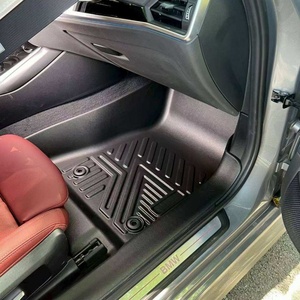 Alfombrillas de Coche de Lujo Marca KQD, Juego Completo de 3 Piezas de TPE, Tipo Bandeja Profunda, para Prado LC79 2012-2025 - Product Image 2