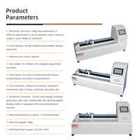 Máquina de Ensayo de Tracción Horizontal ZENROTEST de Alta Calidad, 50 kg |   Medidor de Resistencia a la Tracción de Alta Precisión en Unidades N/Kgf/Lbf para Caucho