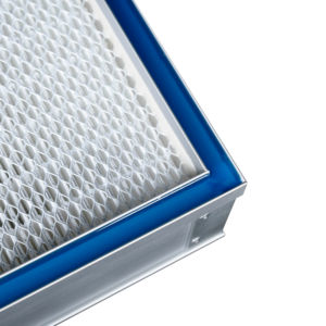 Industrial H14 Medical Cleanroom Gel Seal HEPA Filtro Novo Vazamento Livre Purificador De Ar De Aço Inoxidável com Caixa Terminal De Ar - Product Image 1