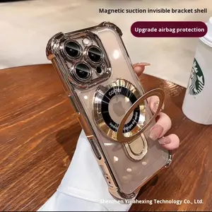 Étui <span class=keywords><strong>de</strong></span> téléphone portable magnétique antichoc en TPU+PC <span class=keywords><strong>de</strong></span> luxe pour 17 17 Pro avec protection anti-chute aux <span class=keywords><strong>quatre</strong></span> <span class=keywords><strong>coins</strong></span> - Product Image 2