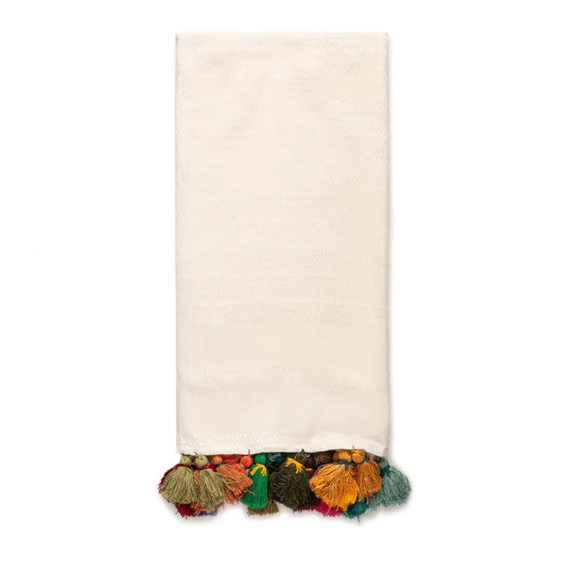 Wholesale Turkish Towel Colorful Tassel Towel