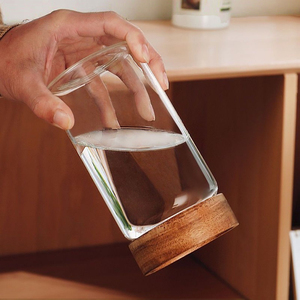Handige Keuken Droog Voedsel Opslag <span class=keywords><strong>Set</strong></span> Luchtdichte Glazen Pot Met Houten Deksel Oplossing Voor Het Koken Gebruiksvoorwerp Opslag - Product Image 5