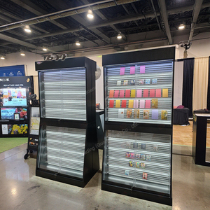 Dẫn chiếu sáng đơn bên và đôi bên trượt có thể khóa cửa thể thao bóng chày thẻ hiển thị trường hợp tủ phù hợp với phân loại thẻ - Product Image 4