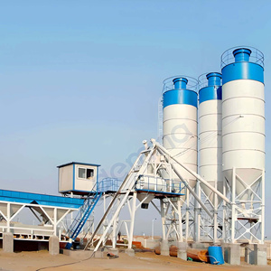 Station de malaxage de béton de grande capacité, centrale à béton fixe stable avec système de dosage des agrégats - Product Image 4