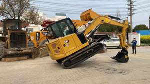 Venta caliente usado Mini Caterpillar Cat 306 excavadora de alta calidad 307 308 6Ton bajo consumo Stock Motor Kawasaki bomba - Product Image 2