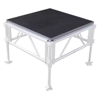 Scène modulaire en aluminium de haute qualité, réglable en hauteur, pour mariage, fête, plateforme de scène, 1,22*1,22/1,22*2,44M