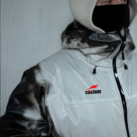 Veste coupe-vent thermoréactive pour homme, streetwear personnalisé, softshell imperméable, veste thermochromique, veste de pluie changeante de couleur