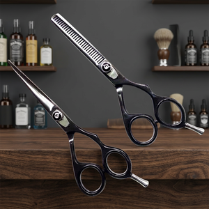 Ciseaux professionnels pour la coupe des cheveux, en acier inoxydable japonais J2, lames aiguisées et légères, pour droitiers, manche long, usage en salon - Product Image 6