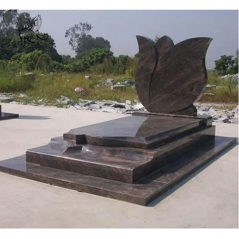 Modern Cemetery New Design Large Luxurious Granite Marble Tombstone For Sale