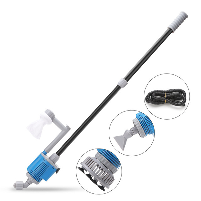 EB-026 Aquarium Tank Siphon Vacuum Gravel Cleaner with Algae Fish Tank Gravel Cleaner