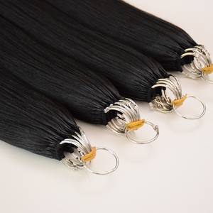 Machine à fabriquer des extensions de <span class=keywords><strong>cheveux</strong></span> invisibles en plumes, <span class=keywords><strong>fil</strong></span> entièrement élastique - Product Image 3