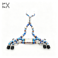 Système d'échappement en alliage de titane poli miroir de haute qualité pour BMW X5M/X6M F95/F96 S63, épaisseur 1,5 mm