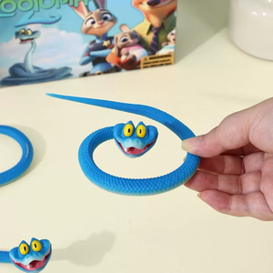 สินค้าจากภาพยนตร์ <span class=keywords><strong>Zootopia</strong></span> 2 โมเดลกล่องสุ่ม <span class=keywords><strong>Nick</strong></span> the Snake ของเล่นคลายเครียด ฟิกเกอร์จูดี้และนิคแบบขยับได้ทุกส่วน - Product Image 4