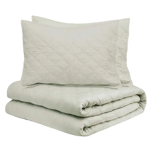 مبيع بالجملة لحاف مفارش سرير فاخر ناعم من البوليستر 3 من الألماس الصلب مع غطاء وسادة - Product Image 3