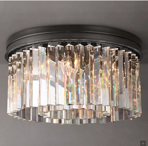 2025 Modern Large Custom ized Kronleuchter Wohnzimmer Kristall lampe Decken leuchte Luxuriöse <span class=keywords><strong>Rhys</strong></span> Flush mount - Product Image 4