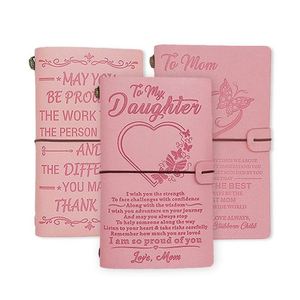 <b>Custom</b> Embossed Logo Souvenir Notebook Gifts Retro <b>Diary</b> Faux Leather Notepad Traveler's Notebook - Product Image 6