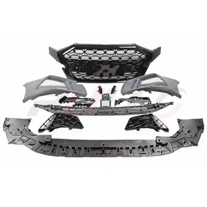 Pare-chocs de voiture automatique pour Audi A3 <span class=keywords><strong>2021</strong></span> modifié en <span class=keywords><strong>RS3</strong></span> avec assemblage de pare-chocs avant, calandre, diffuseur arrière, tuyaux de queue - Product Image 1