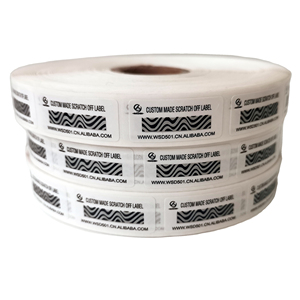 Tùy chỉnh chống giả Scratch Off bạc polyester Pet dính mã vạch nhãn an ninh Zebra Pin Nhãn dán nhãn - Product Image 1