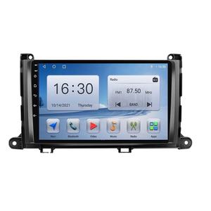 Lecteur DVD de voiture Android 9 pouces HD multimédia avec navigation GPS et CarPlay pour Toyota Sienna 2011-2014 - Product Image 1