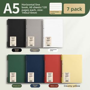 สมุดโน้ตแบบสันเกลียว B5 A5 แบบถอดได้ ปกจับถนัดมือ ออกแบบมาเป็นพิเศษสำหรับนักเรียนมัธยมต้น มัธยมปลาย และมหาวิทยาลัย - Product Image 2