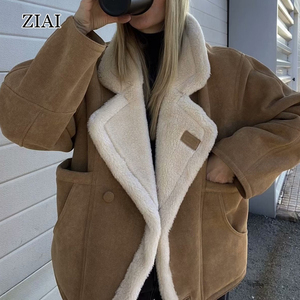 Nuovo Cappotto Giacca da <span class=keywords><strong>Donna</strong></span> all'Ingrosso Corto <span class=keywords><strong>in</strong></span> Ecopelliccia Effetto Teddy <span class=keywords><strong>in</strong></span> <span class=keywords><strong>Pelle</strong></span> Scamosciata Taglie Forti Caldo Invernale - Product Image 1