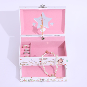 Multifunctional Loftily Unicorn Wooden Jewelry Storage Music <b>Box</b> Ballerina Shape with Rotating Feature Children's Birthday <b>Gift</b> - Product Image 4