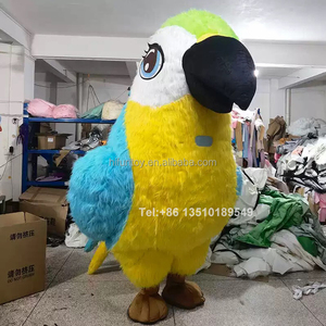 Funtoys personalizzato 2m gonfiabile pappagallo gufo Mascotte Costume cartone animato allarme fantasia di Halloween Mascotte tuta per adulti