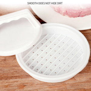 <span class=keywords><strong>Presse</strong></span> à viande en plastique PP de qualité alimentaire avec poignée moule de fabrication de <span class=keywords><strong>steak</strong></span> de hamburger antiadhésif - Product Image 6