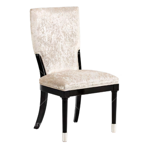 Top Grade Modern <strong>Art</strong> <strong>Deco</strong> High Gloss Wood Executive <strong>Desk</strong> Home Office with Silver Inlay Legs - Product Image 5