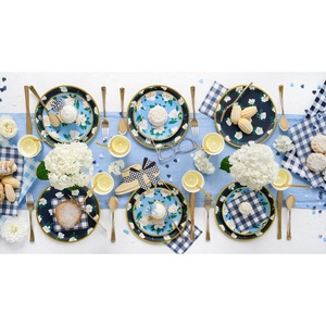 Ensemble de vaisselle jetable personnalisé DAMAI pour fête, assiettes florales pour thé, ensemble de vaisselle jetable pour pique-nique - Product Image 1