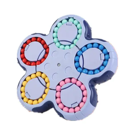 New product fidget spinner magic bean double-sided ball puzzle magic plate toy