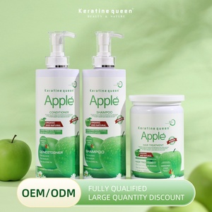 Private Label Organic Anti-dandruff Anti-Hair Loss <b>Moisturizing</b> Nourishing apple Hair <b>Shampoo</b> Set - Product Image 3