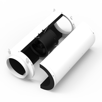 Ventilation d'air et ventilateur de conduit en ligne de silence hydroponique 75W