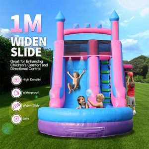 Factory Direct 26.3FT Heavy Duty Inflatable Water <b>Slide</b> Commercial PVC Kids Adults Outdoor Water <b>Slide</b> With Airtight <b>Pool</b> - Product Image 4