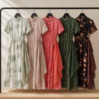 Robe trapèze évasée pour femme, coupe flatteuse, plusieurs tailles disponibles – Grande Vente