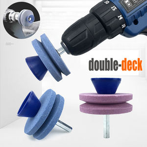 Afilador de cuchillas <span class=keywords><strong>para</strong></span> cortacésped, <span class=keywords><strong>piedra</strong></span> de <span class=keywords><strong>afilar</strong></span> de una o dos cubiertas, accesorios <span class=keywords><strong>para</strong></span> herramientas de energía eólica, herramienta de <span class=keywords><strong>taladro</strong></span> de molienda Universal - Product Image 4