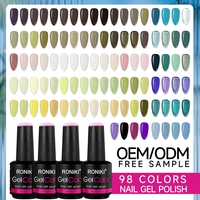 Vernis à ongles gel texturé RONIKI Premium, qualité visuelle avancée, produit de manucure exclusif pour salons de beauté haut de gamme