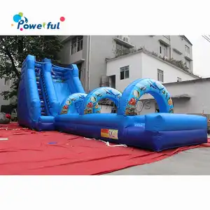 Inflatable Waterslide Wider Steps Joyful Swimming Pool Supplies Kids Water Play Recreation Facility For Backyard Sport