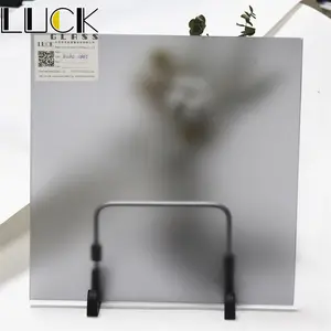 Factory Cheap Price 5mm Smoke Grey Glass Acid Etched Glass Sheets For Decorative Partition Window Door