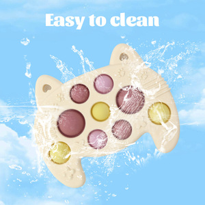 <span class=keywords><strong>Jouet</strong></span> sensoriel anti-stress pour bébé en silicone de qualité alimentaire, avec bulles à presser et textures en relief, sans BPA - Product Image 4