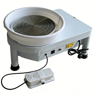 Factories for Sale in China 350W Electric <strong>Pottery</strong> Wheels 30cm Handmade Manual Ceramic <strong>Pottery</strong> Wheel <strong>Machine</strong> With Clay Tools - Product Image 2