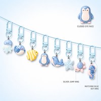 Breloques Animaux Marins Mignons en Gros – Cadeau Promotionnel, Souvenir, Faveur de Fête, Pendentif Porte-clés en Résine avec Logo Personnalisé
