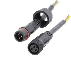 Aohua 1 2 3 4 <span class=keywords><strong>5</strong></span> 핀 M14 pvc 성형 IP65 남성 여성 케이블 커넥터 - Product Image 4