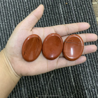 Piedra de Jade Xiuyan Curativa para el Pulgar, para Energía, Yoga, Chakra, Cristal de Bolsillo, para Aliviar la Ansiedad, el Estrés y la Meditación