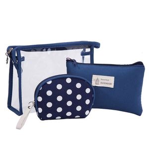 China Wholesale Hot Sale OEM 3 Sets <b>Clear</b> Makeup Pouch PVC <b>Clear</b> Transparent Zipper Lock Cute Waterproof Travel Cosmetic <b>Bags</b> - Product Image 5