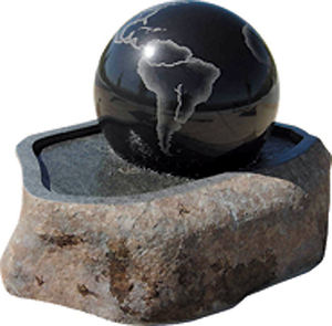 Fontaine d'eau en gros, fontaine de jardin d'eau, fontaine d'eau extérieure à boule roulante - Product Image 4